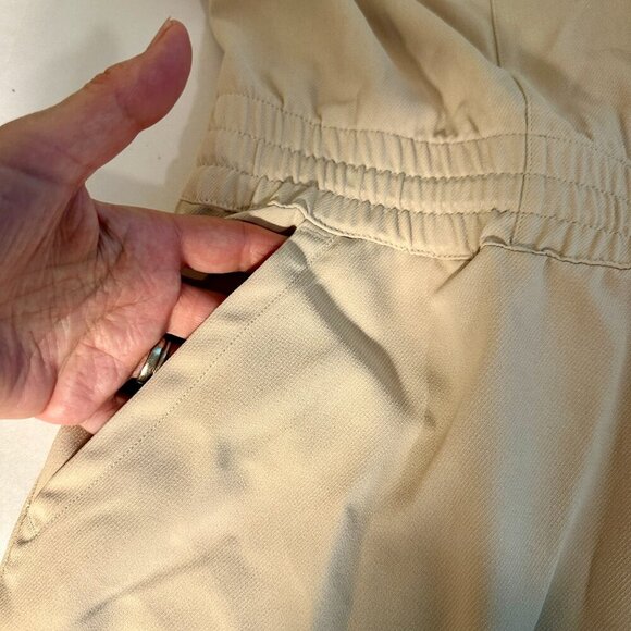 New 32 Degrees Cool Midi Twill Dress Sz XXL Cinched Waist Adjustable Drawstring - Picture 4 of 12